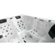 spa jacuzzi du extérieur SPAtec 450B blanc