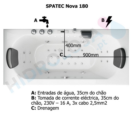 diagrama banheira hidromassagem