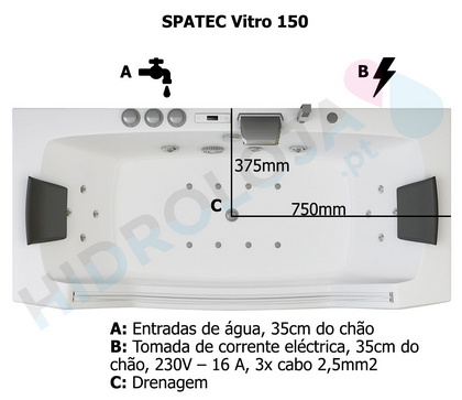 diagrama banheira hidromassagem