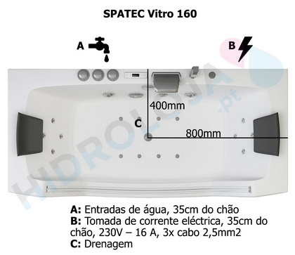 diagrama banheira hidromassagem